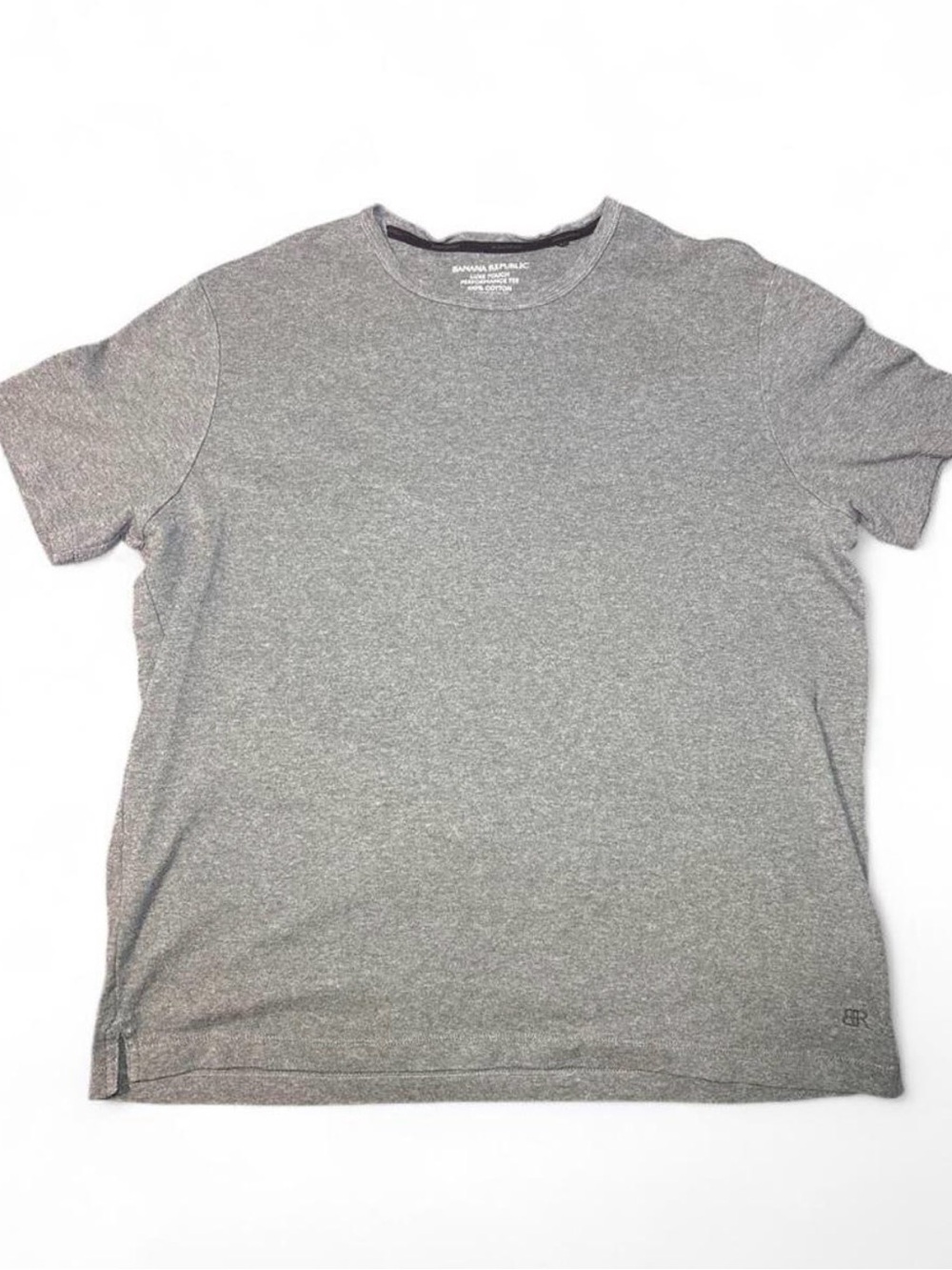 Banana Republic Men's Heather Gray Crew Neck Tee